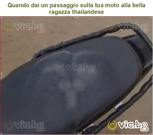 Quando dai un passaggio sulla tua moto alla bella ragazza thailandese