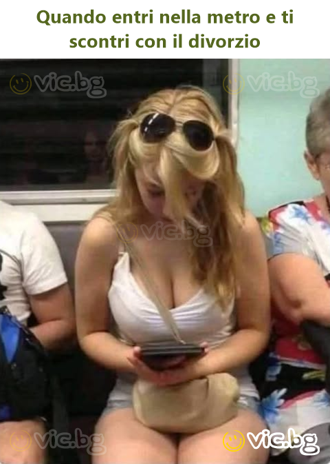 Quando entri nella metro e ti scontri con il divorzio