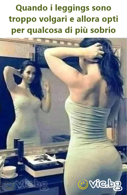 Quando i leggings sono troppo volgari e allora opti per qualcosa di più sobrio