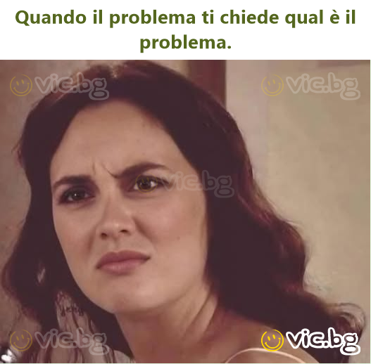 Quando il problema ti chiede qual è il problema.