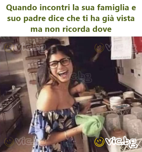 Quando incontri la sua famiglia e suo padre dice che ti ha già vista ma non ricorda dove