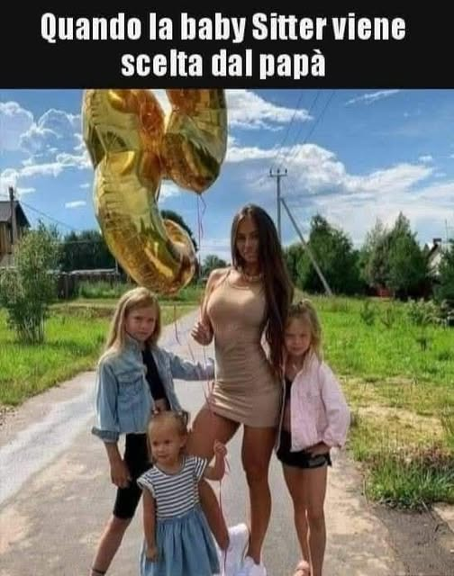 Quando la baby Sitter viene scelta dal papà