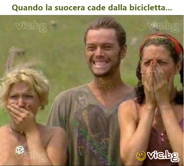 Quando la suocera cade dalla bicicletta...