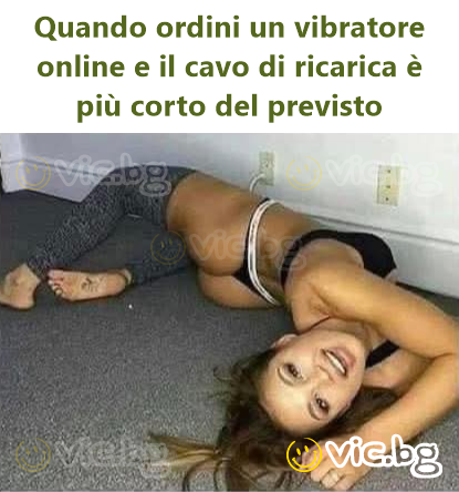 Quando ordini un vibratore online e il cavo di ricarica è più corto del previsto