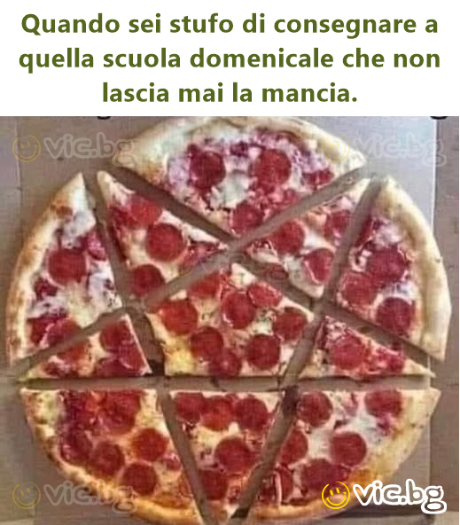Quando sei stufo di consegnare a quella scuola domenicale che non lascia mai la mancia.
