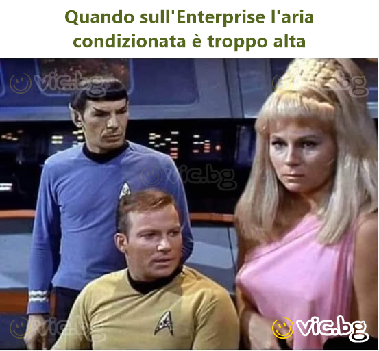 Quando sull'Enterprise l'aria condizionata è troppo alta