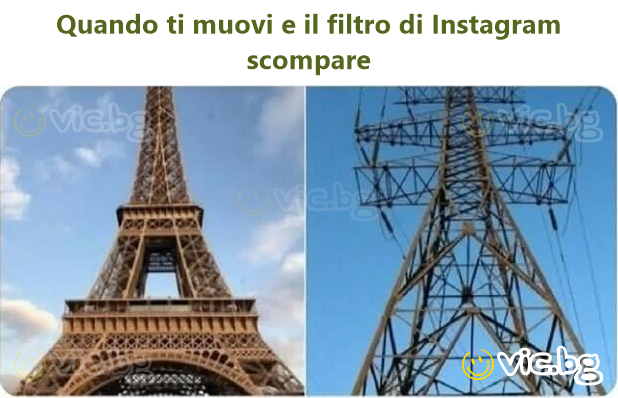 Quando ti muovi e il filtro di Instagram scompare