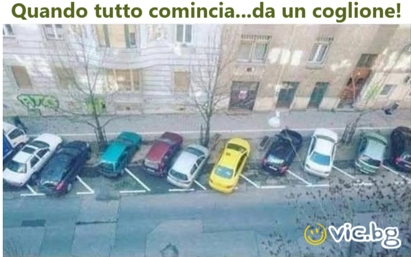 Quando tutto comincia...da un coglione!