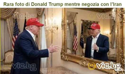 Rara foto di Donald Trump mentre negozia con l’Iran