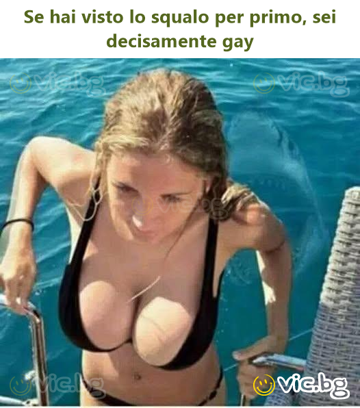 Se hai visto lo squalo per primo, sei decisamente gay