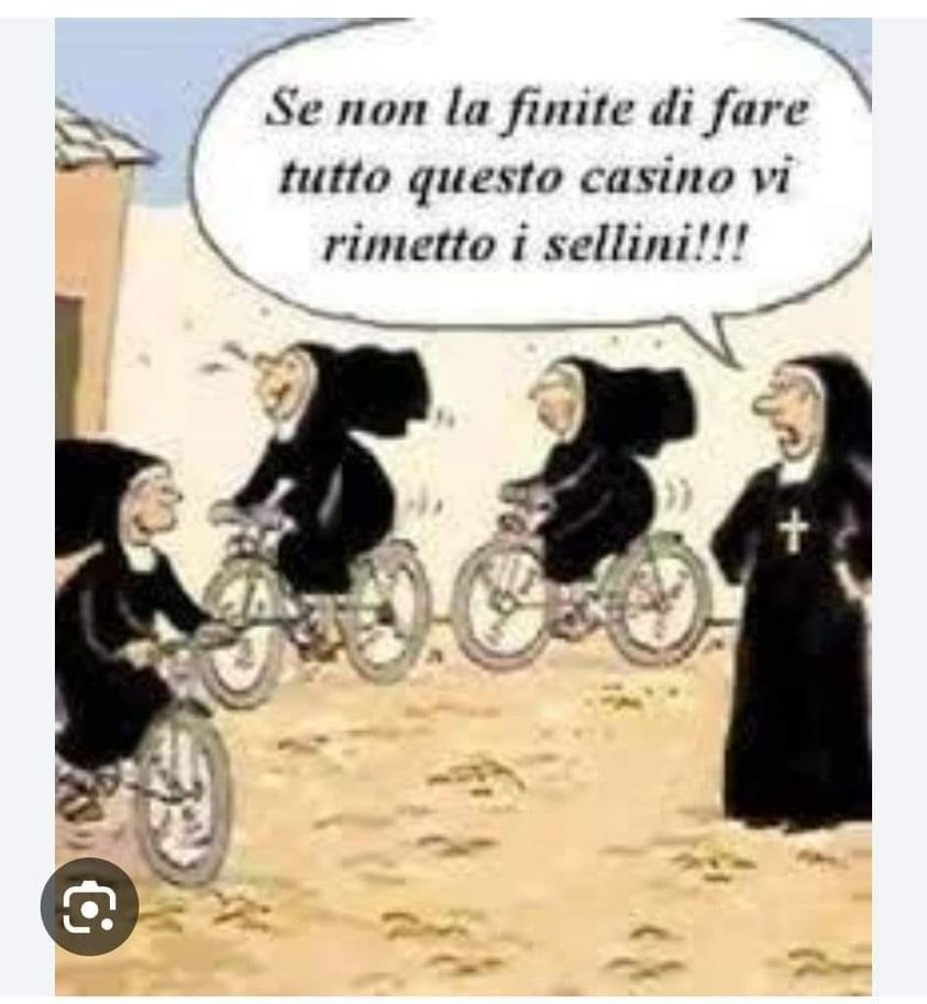 Se non la finite di fare tutto questo casino vi rimetto i sellini!!!