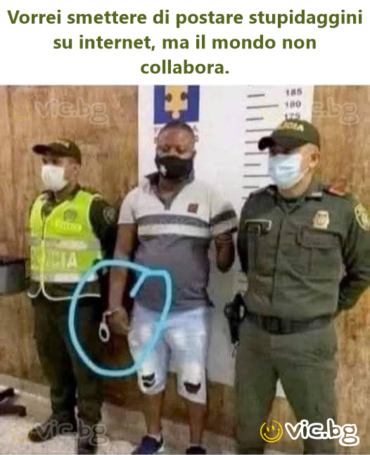 Vorrei smettere di postare stupidaggini su internet, ma il mondo non collabora.