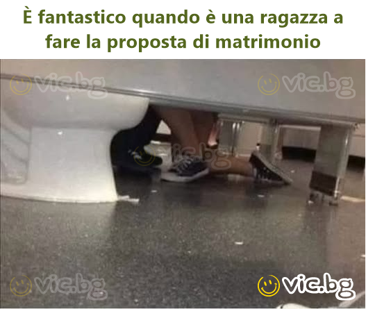 È fantastico quando è una ragazza a fare la proposta di matrimonio