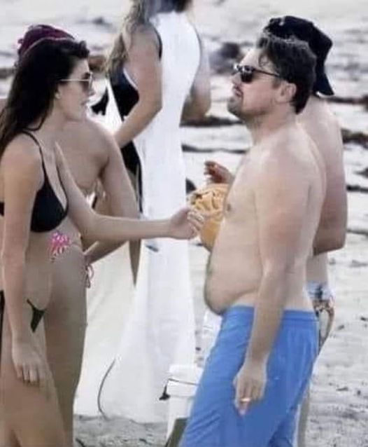 è impressionante come Leonardo Di Caprio stia cercando in tutti i modi di somigliare a me