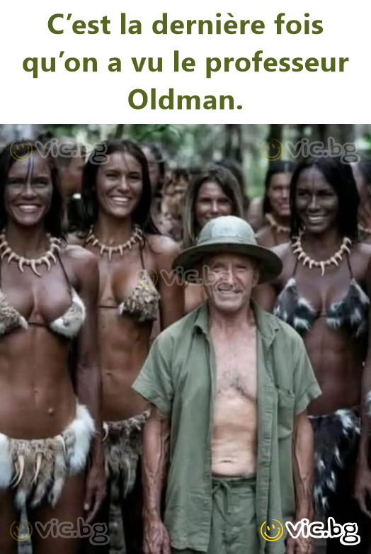 C’est la dernière fois qu’on a vu le professeur Oldman.