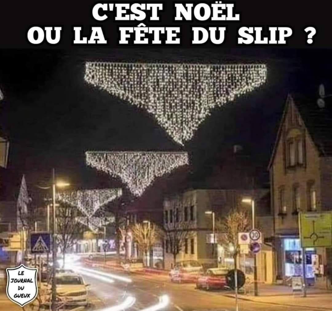 C'est noel ou la féte du slip ?