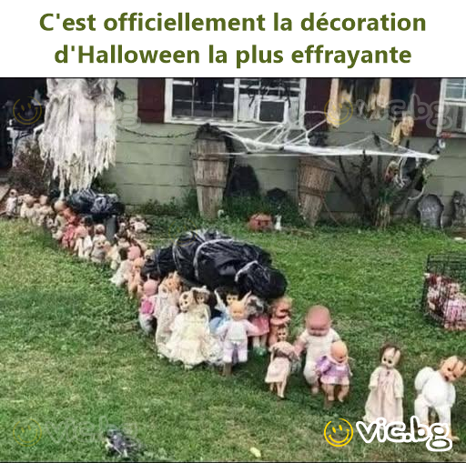 C'est officiellement la décoration d'Halloween la plus effrayante