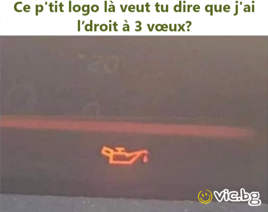 Ce p'тiт logo là veut tu dire que j'ai l’droit à 3 vœux?