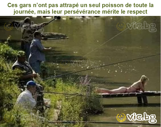 Ces gars n’ont pas attrapé un seul poisson de toute la journée, mais leur persévérance mérite le respect