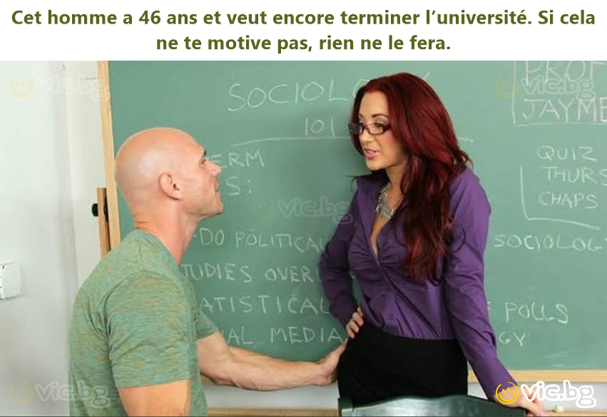 Cet homme a 46 ans et veut encore terminer l’université. Si cela ne te motive pas, rien ne le fera.
