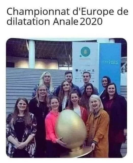 Championnat d'Europe de dilatation Anale 2020