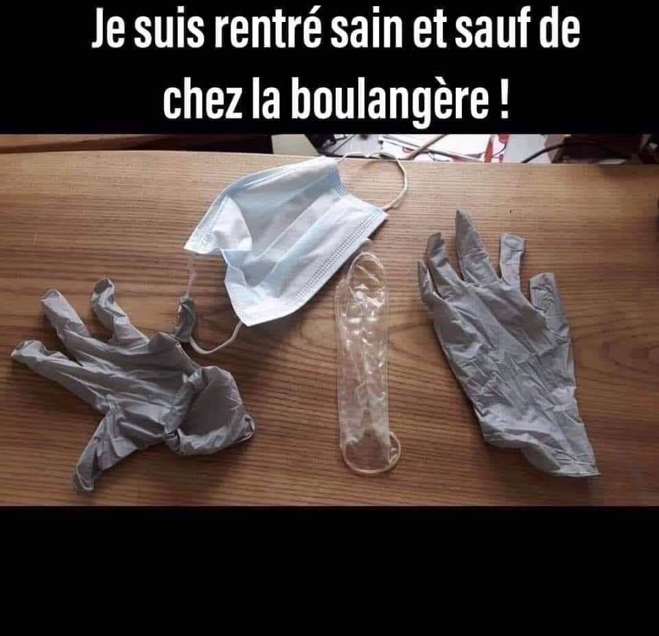 Je suis rentré sain et sauf de chez la boulangère !