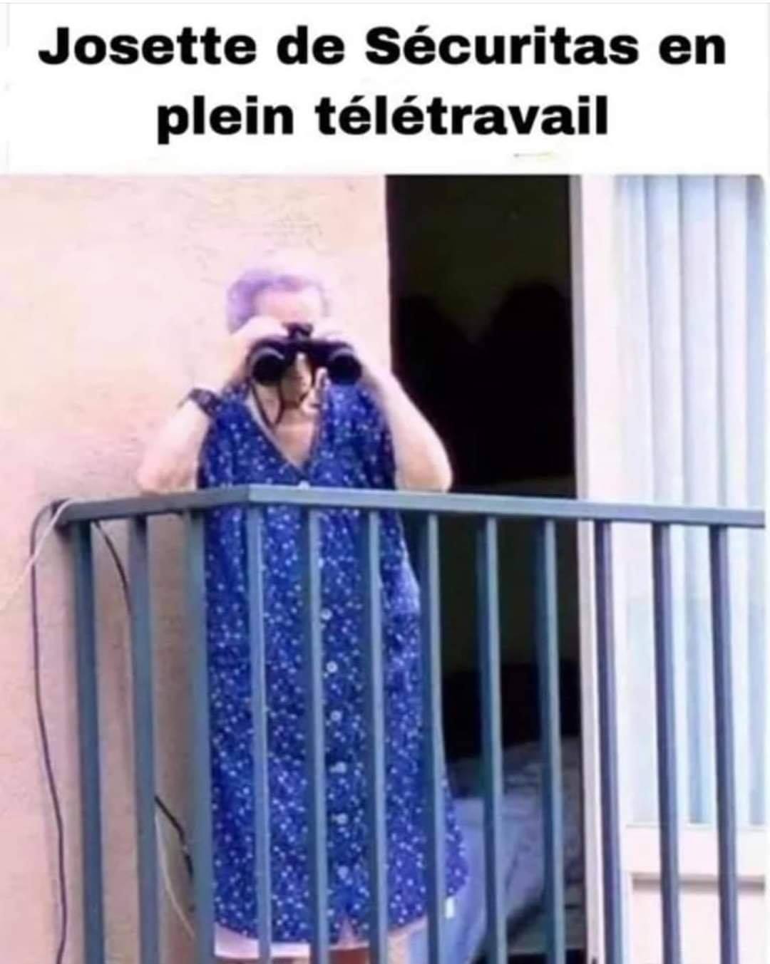 Josette de Securitas en plein télétravail
