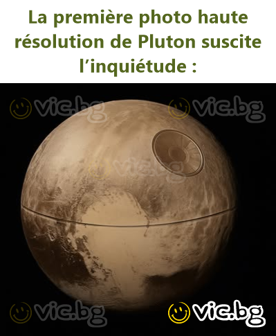 La première photo haute résolution de Pluton suscite l’inquiétude :