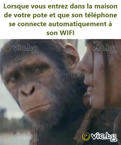 Lorsque vous entrez dans la maison de votre pote et que son téléphone se connecte automatiquement à son WIFI