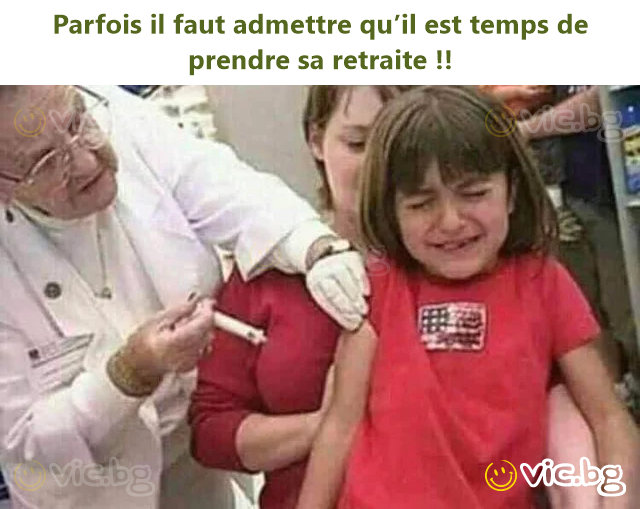 Parfois il faut admettre qu’il est temps de prendre sa retraite !!