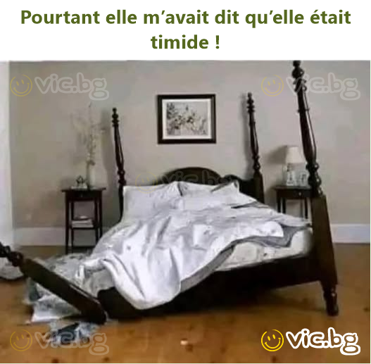 Pourtant elle m’avait dit qu’elle était timide !