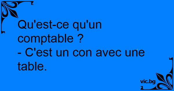 Qu'estce qu'un comptable