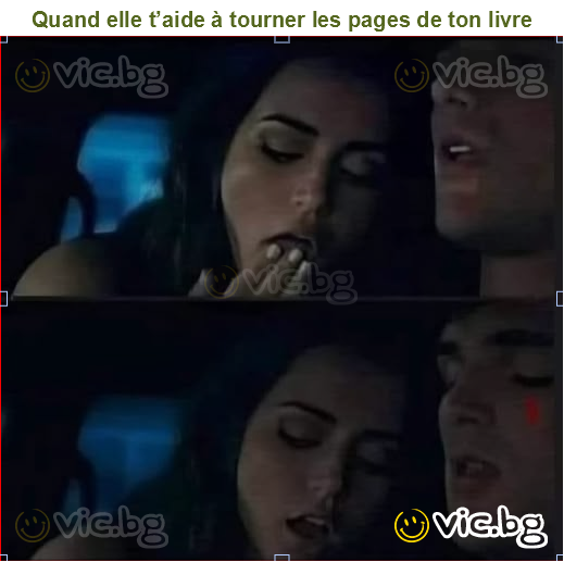 Quand elle t’aide à tourner les pages de ton livre
