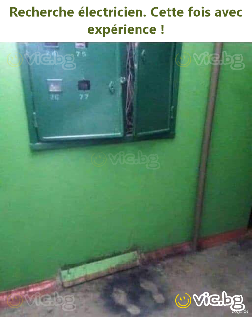 Recherche électricien. Cette fois avec expérience !