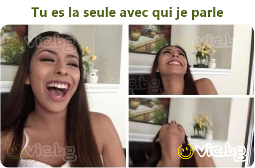 Tu es la seule avec qui je parle