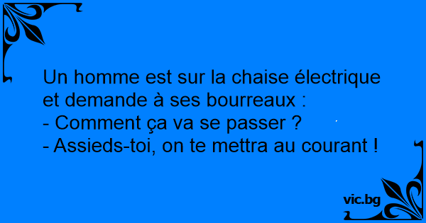 Un Homme Est Sur La Chaise électrique Et Demande à Ses