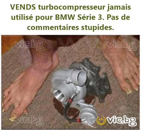 VENDS turbocompresseur jamais utilisé pour BMW Série 3. Pas de commentaires stupides.