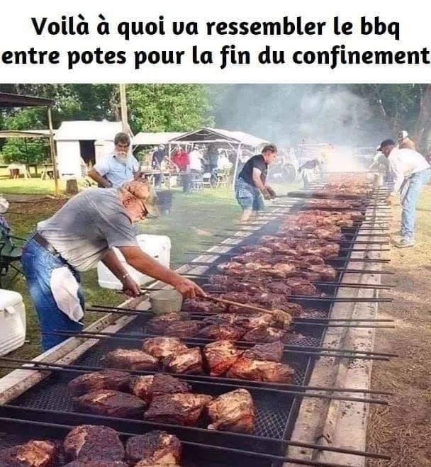 Voila a quoi vа ressembler lе bbq entre potes pour lа fin du confinement