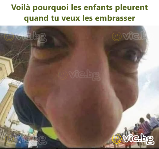Voilà pourquoi les enfants pleurent quand tu veux les embrasser