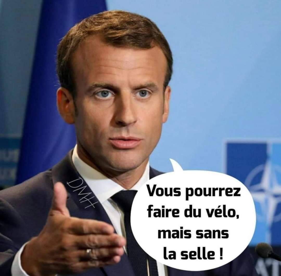 Vous pourrez faire du vélo, mais sans la selle !