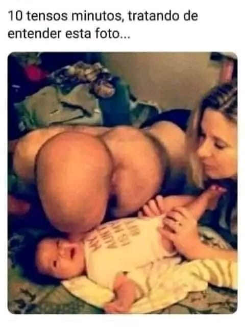 10 tensos minutos, tratando de entender esta foto...