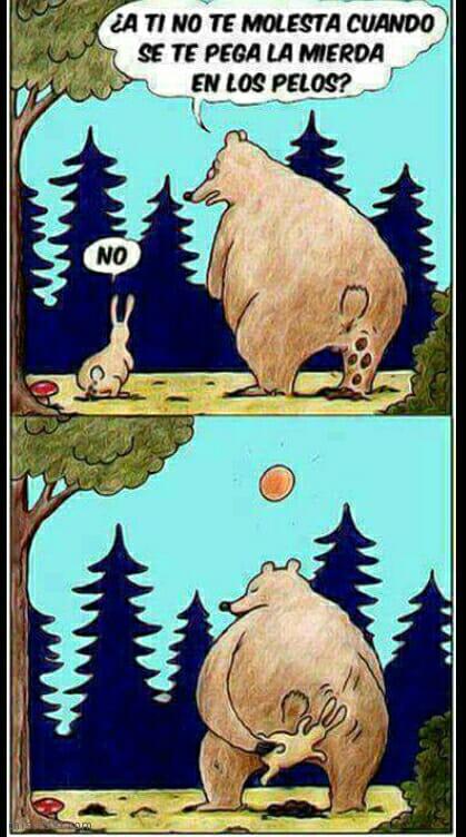 A ti no te molesta cuando se te paga la mierda en los pelos? No