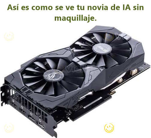 Así es como se ve tu novia de IA sin maquillaje.