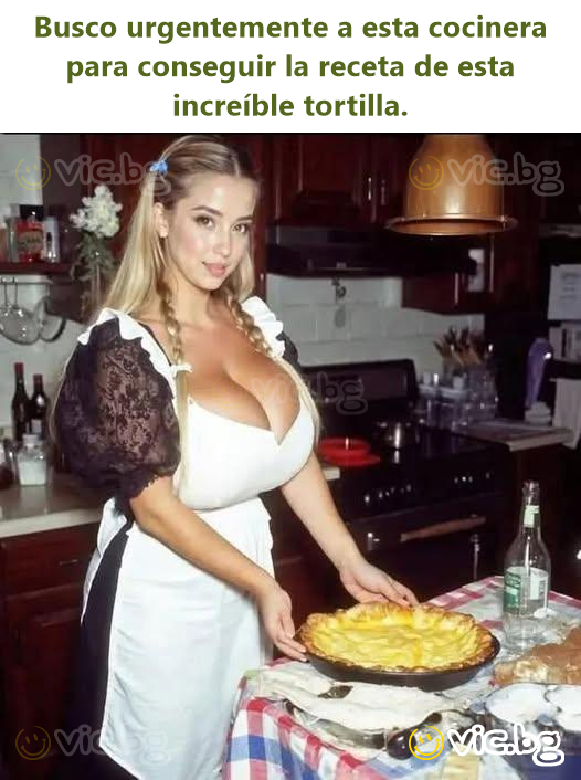 Busco urgentemente a esta cocinera para conseguir la receta de esta increíble tortilla.