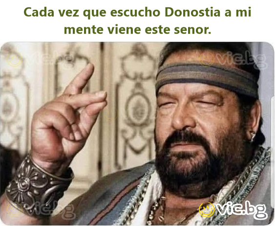 Cada vez que escucho Donostia a mi mente viene este senor.