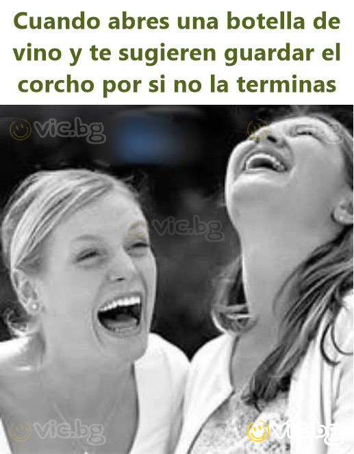 Cuando abres una botella de vino y te sugieren guardar el corcho por si no la terminas