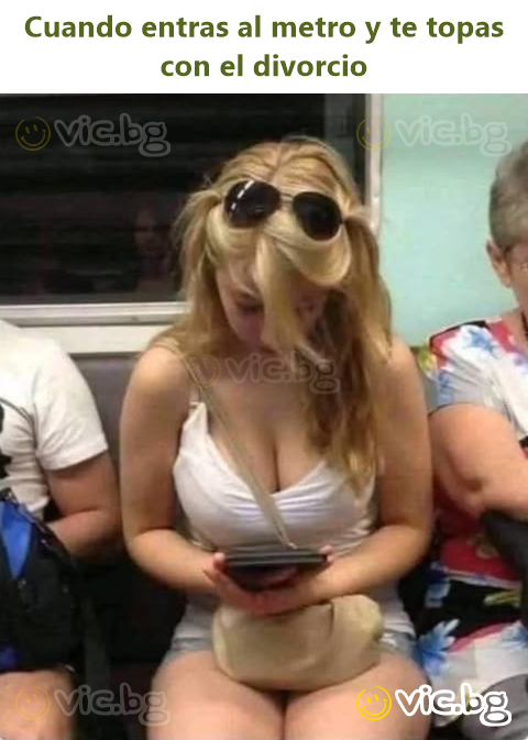 Cuando entras al metro y te topas con el divorcio