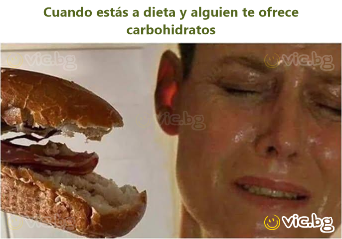 Cuando estás a dieta y alguien te ofrece carbohidratos