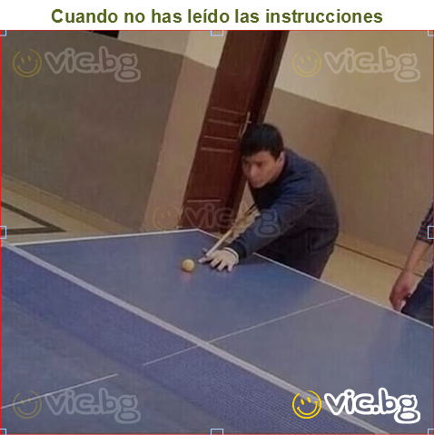 Cuando no has leído las instrucciones
