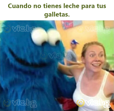 Cuando no tienes leche para tus galletas.